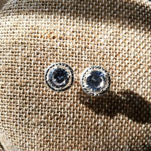 Sparkly stud earrings
